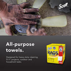 Scott 75260 Paper Rags 12 in. W X 10 in. L 200 pc