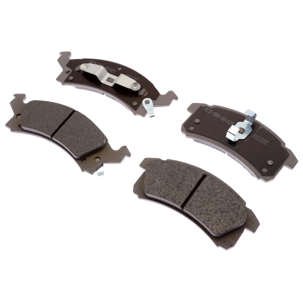 ACDelco 14D506CF1 Silver Ceramic Front Disc Brake Pad Set with Bushings 19391221
