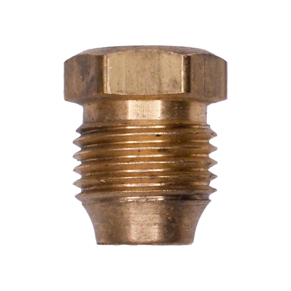 Auveco 194 Brass Threaded Sleeve Double Compression Nut 1/4in. Tube Size