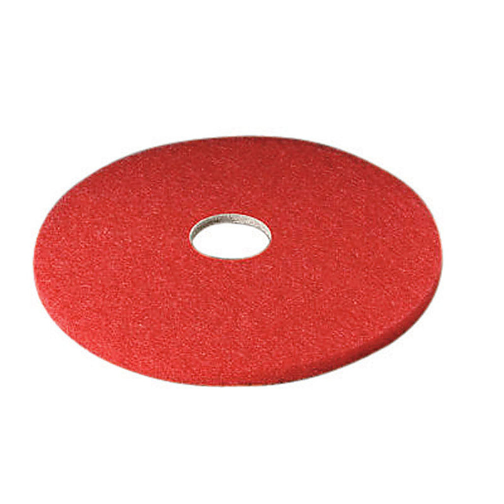 3M - 5100-17 - Scotch-Brite 17 In. D Non-Woven Natural/Polyester Fiber Buffer Floor Pad Red