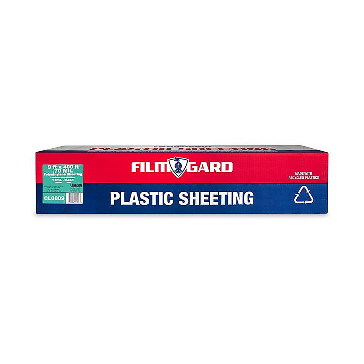 Film-Gard 625778 9 ft. W x 400 ft. L x 0.7 mil Plastic Sheeting