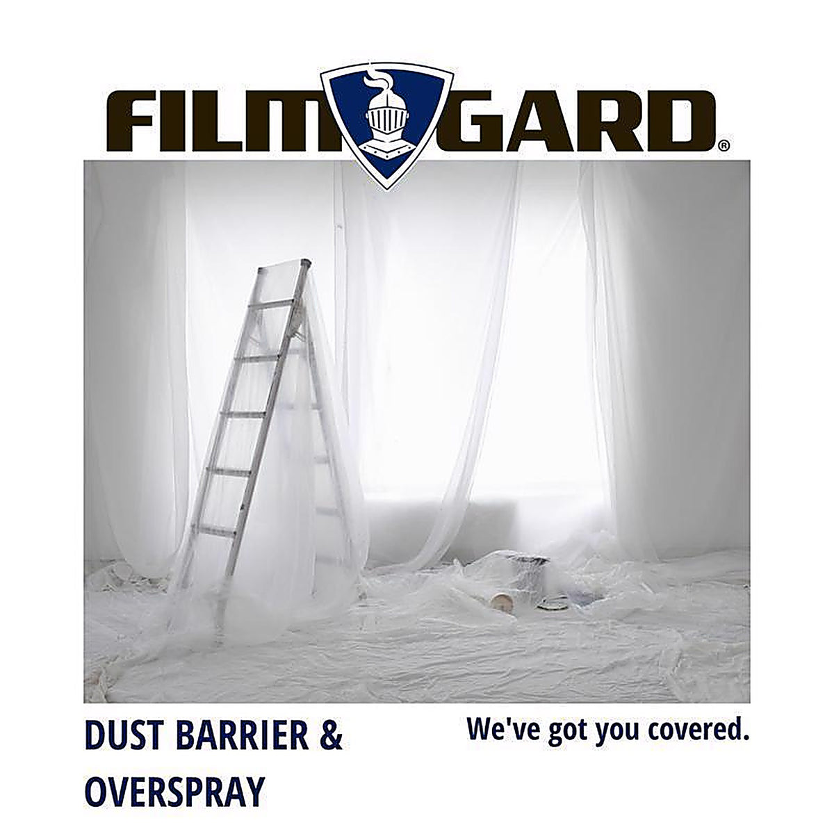 Film-Gard 625778 9 ft. W x 400 ft. L x 0.7 mil Plastic Sheeting