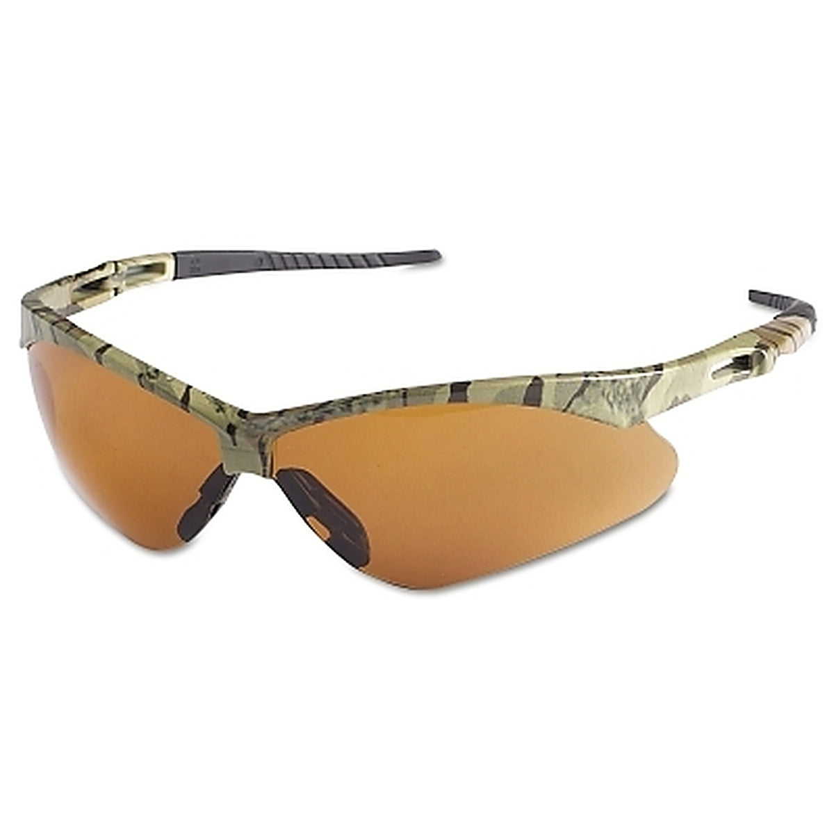 Kimberly Clark - 19644 - V30 Nemesis Safety Glasses, Bronze, Polycarbonate Lens, Uncoated, Camouflage Frame/Temples, Nylon