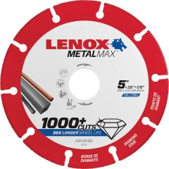 Lenox Tools 1972922 METALMAX Diamond Edge Cutoff Wheel, AG 5in. x 7/8in.