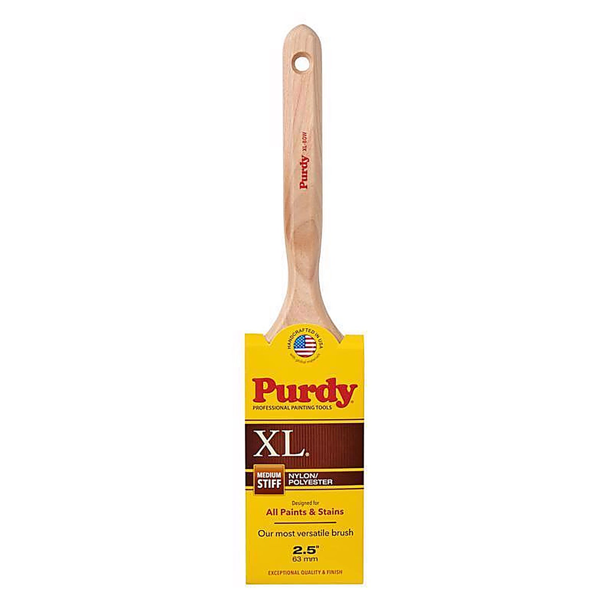 Purdy 144064325 XL Bow 2-1/2 in. Medium Stiff Flat Trim Paint Brush