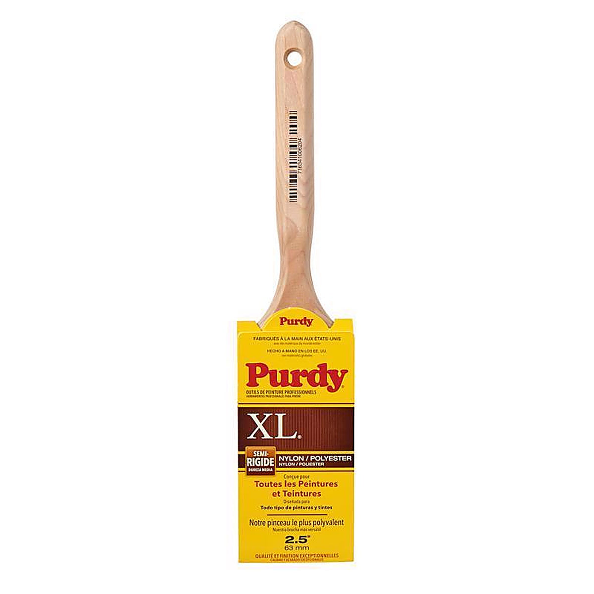 Purdy 144064325 XL Bow 2-1/2 in. Medium Stiff Flat Trim Paint Brush
