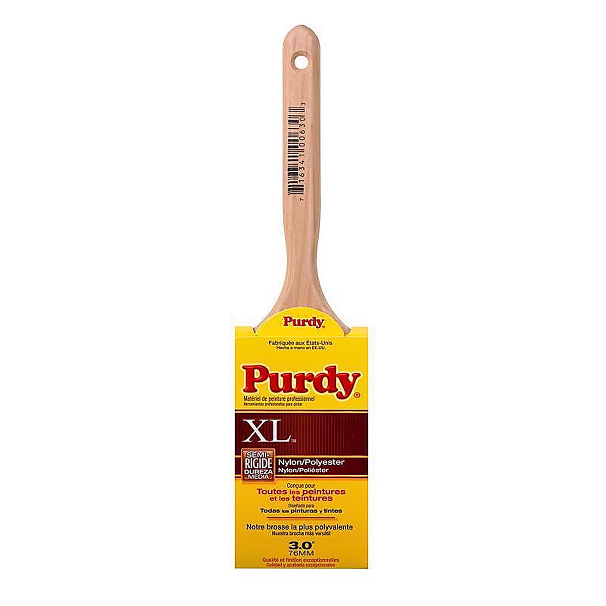 Purdy 144064330 XL Bow 3 in. Medium Stiff Flat Trim Paint Brush