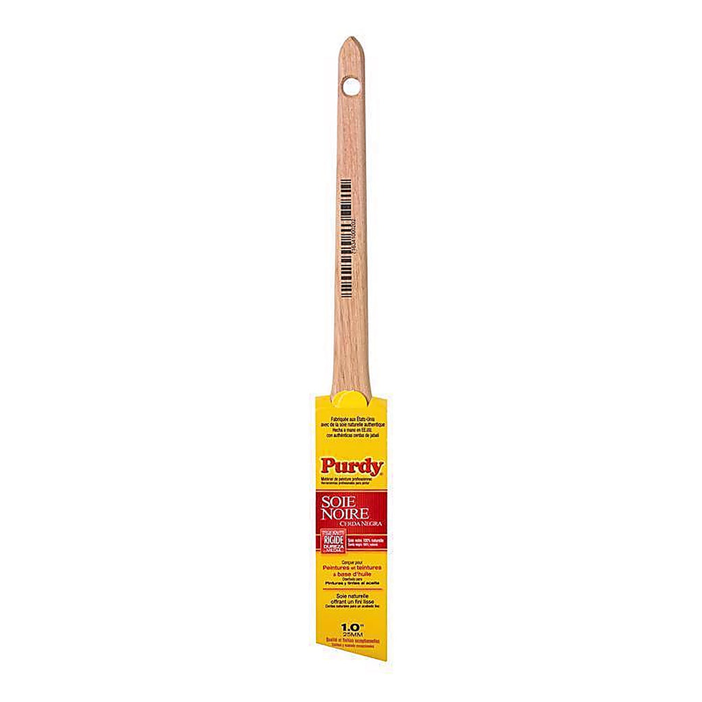 Purdy 144024010 Black Bristle Adjutant 1 in. Medium Stiff Angle Paint Brush