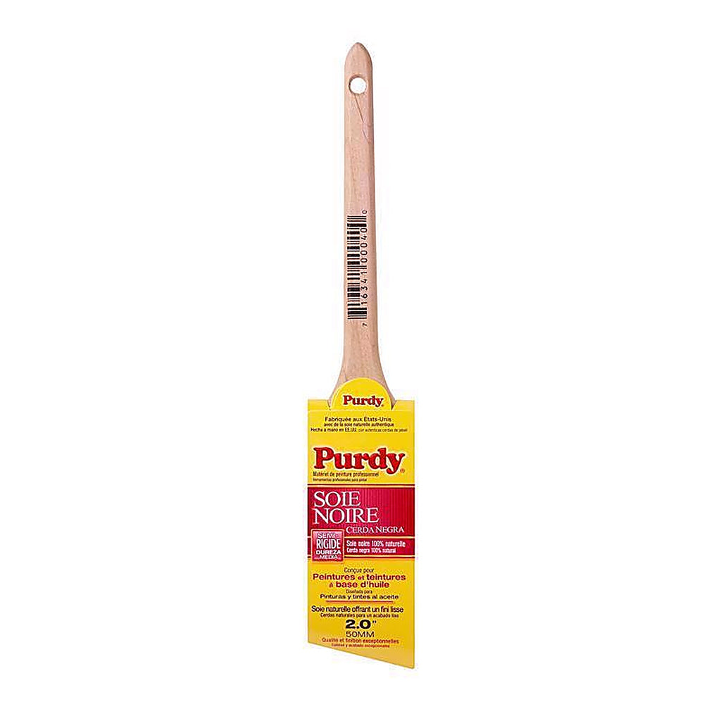 Purdy 144024020 Black Bristle Adjutant 2 in. Medium Stiff Angle Paint Brush