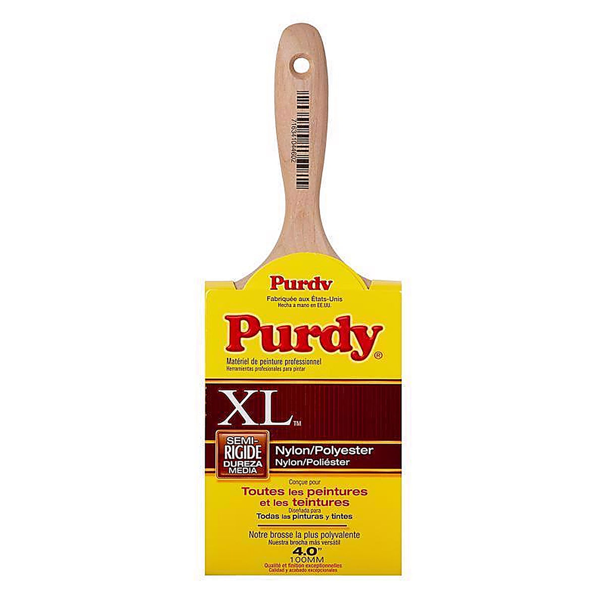 Purdy 144400340 XL Swan 4 in. Medium Stiff Flat Wall Brush
