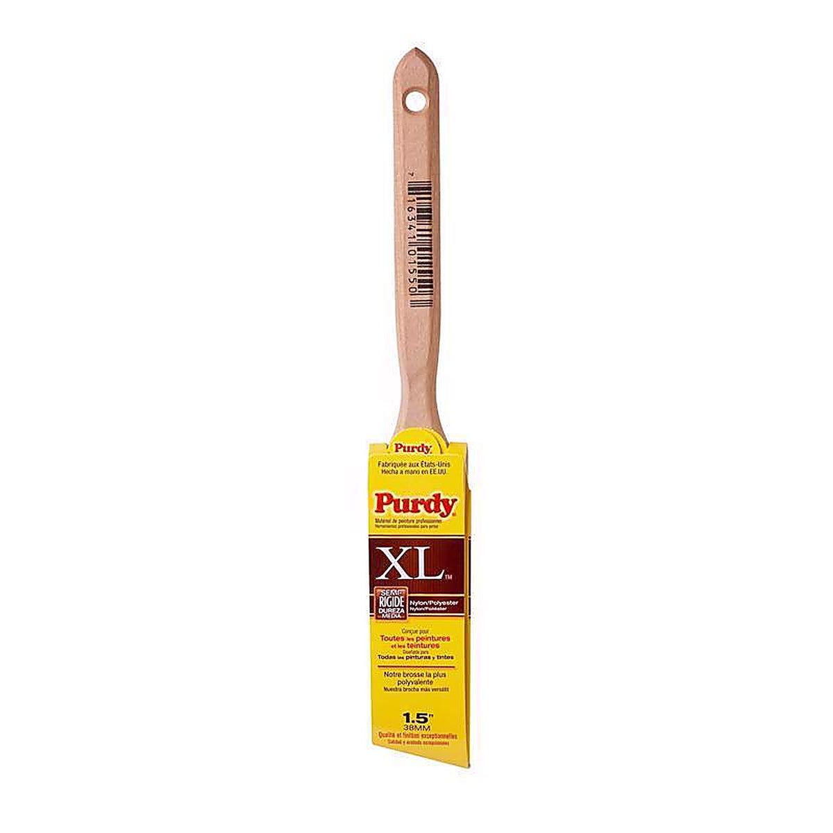 Purdy 144152315 XL Glide 1-1/2 in. Medium Stiff Angle Trim Paint Brush