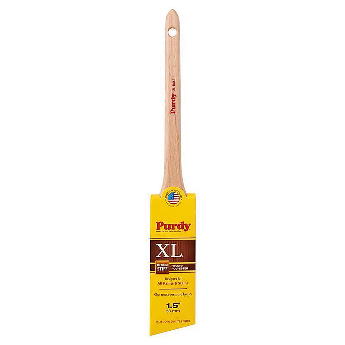 Purdy 144080315 XL Dale 1-1/2 in. Medium Stiff Angle Trim Paint Brush