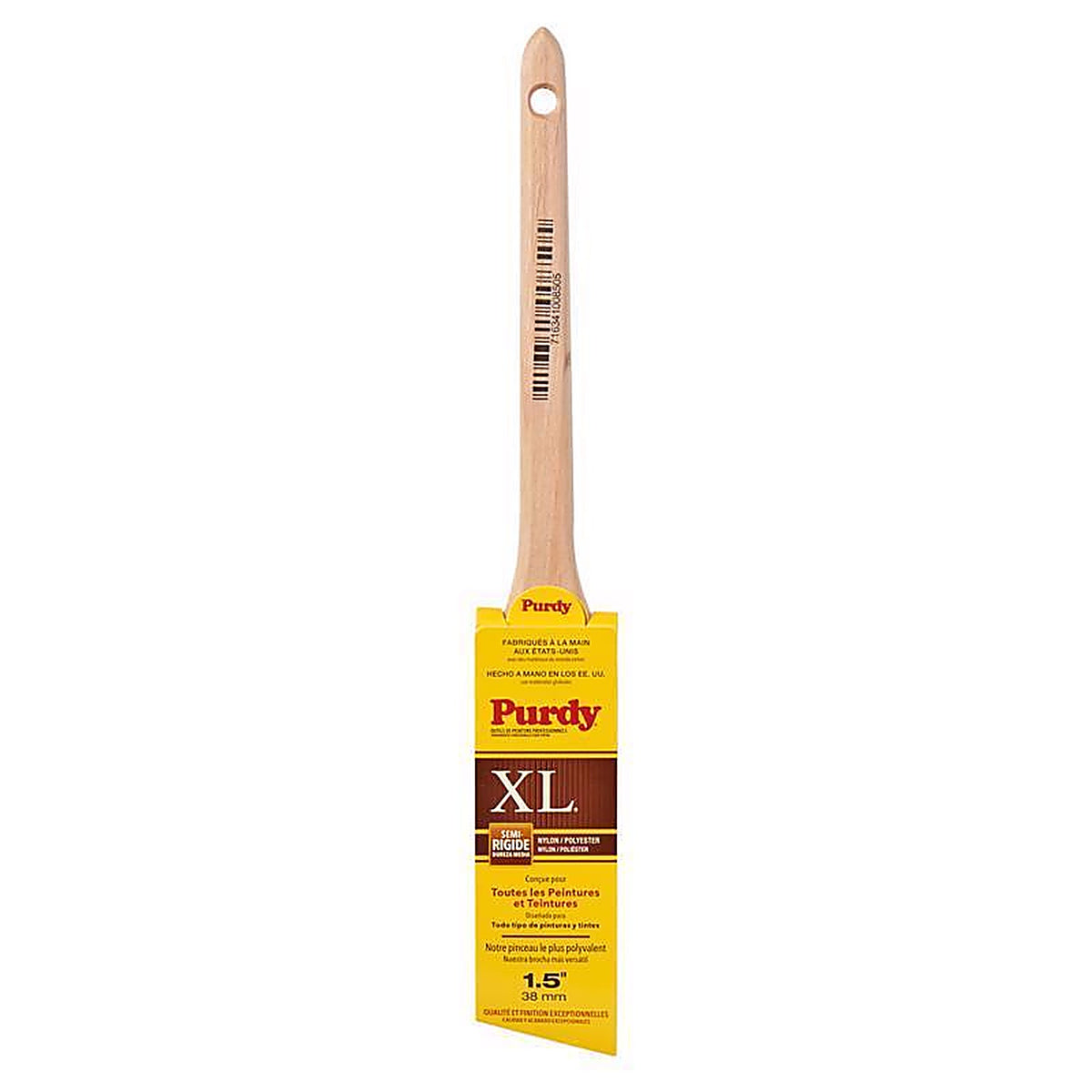 Purdy 144080315 XL Dale 1-1/2 in. Medium Stiff Angle Trim Paint Brush