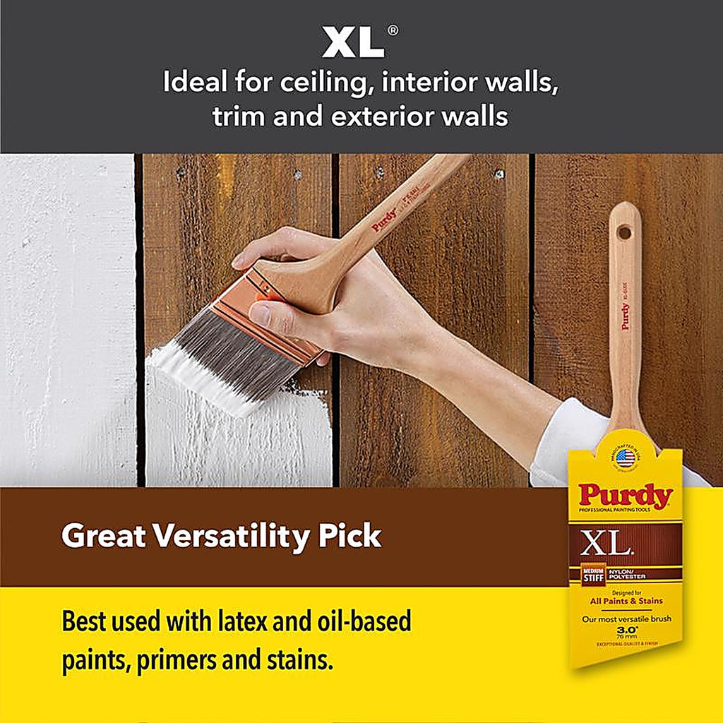 Purdy - 144100325 - XL Elasco 2-1/2 In. Medium Stiff Flat Trim Paint Brush