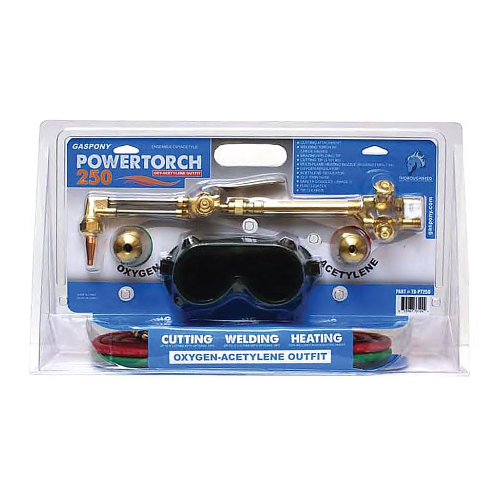 Thoroughbred - TBH PT250 - Gaspony Powertorch 250 Torch Kit 11 Piece Oxy-Acetylene