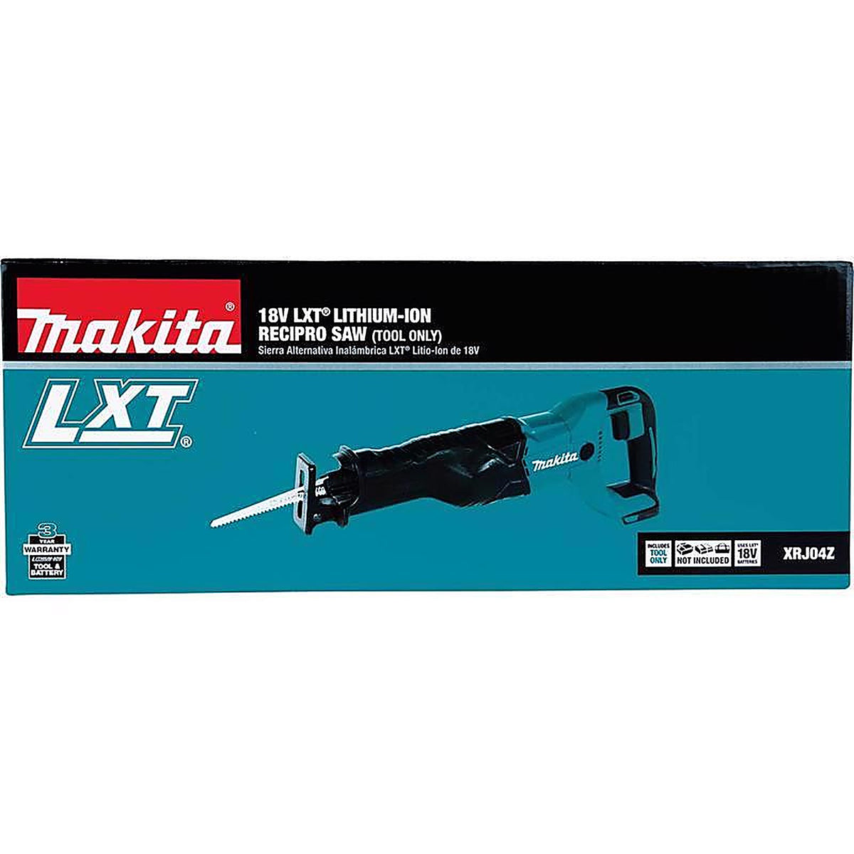 Makita - XRJ04Z - 18V Lxt Cordless Brushed Reciprocating Saw Tool Only