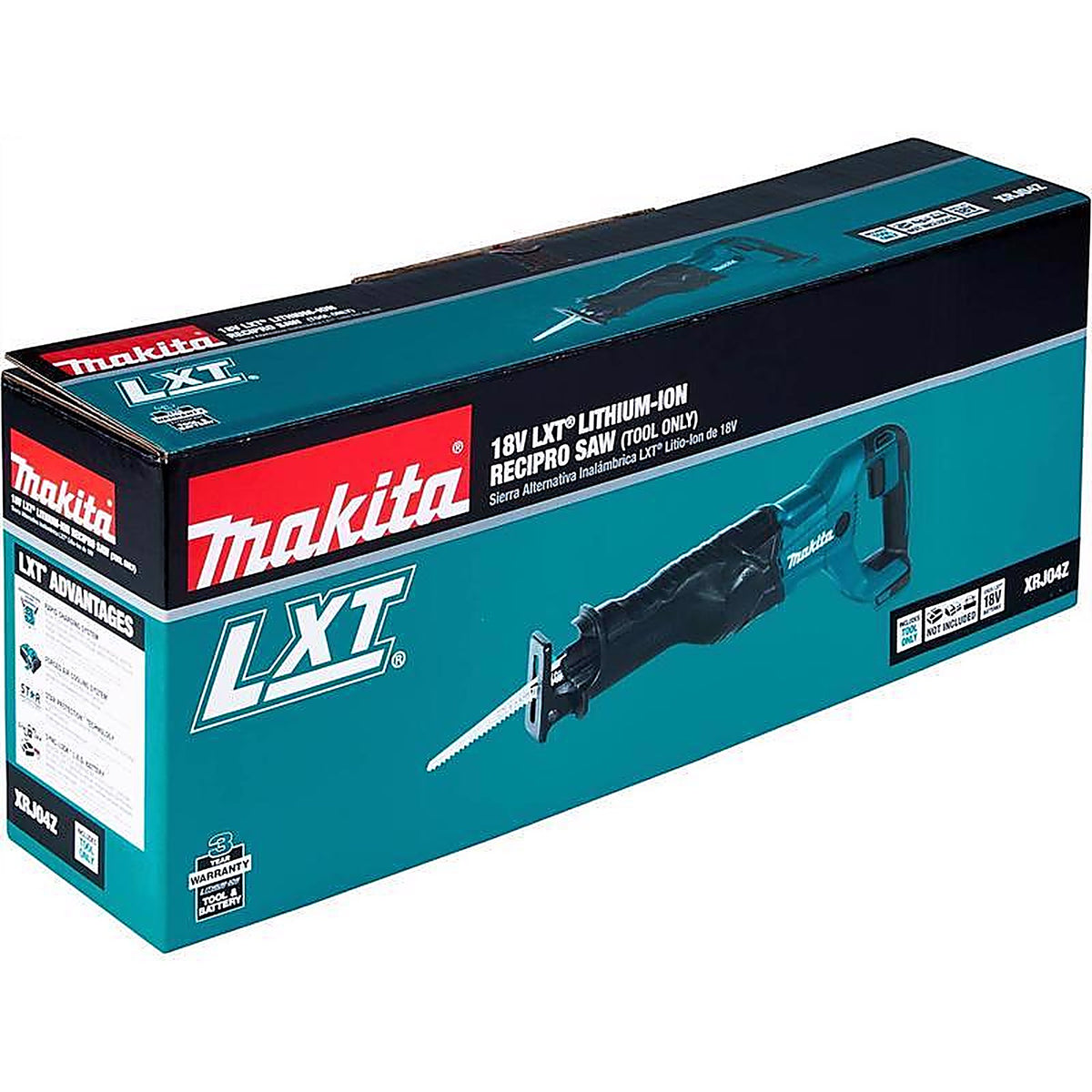 Makita - XRJ04Z - 18V Lxt Cordless Brushed Reciprocating Saw Tool Only