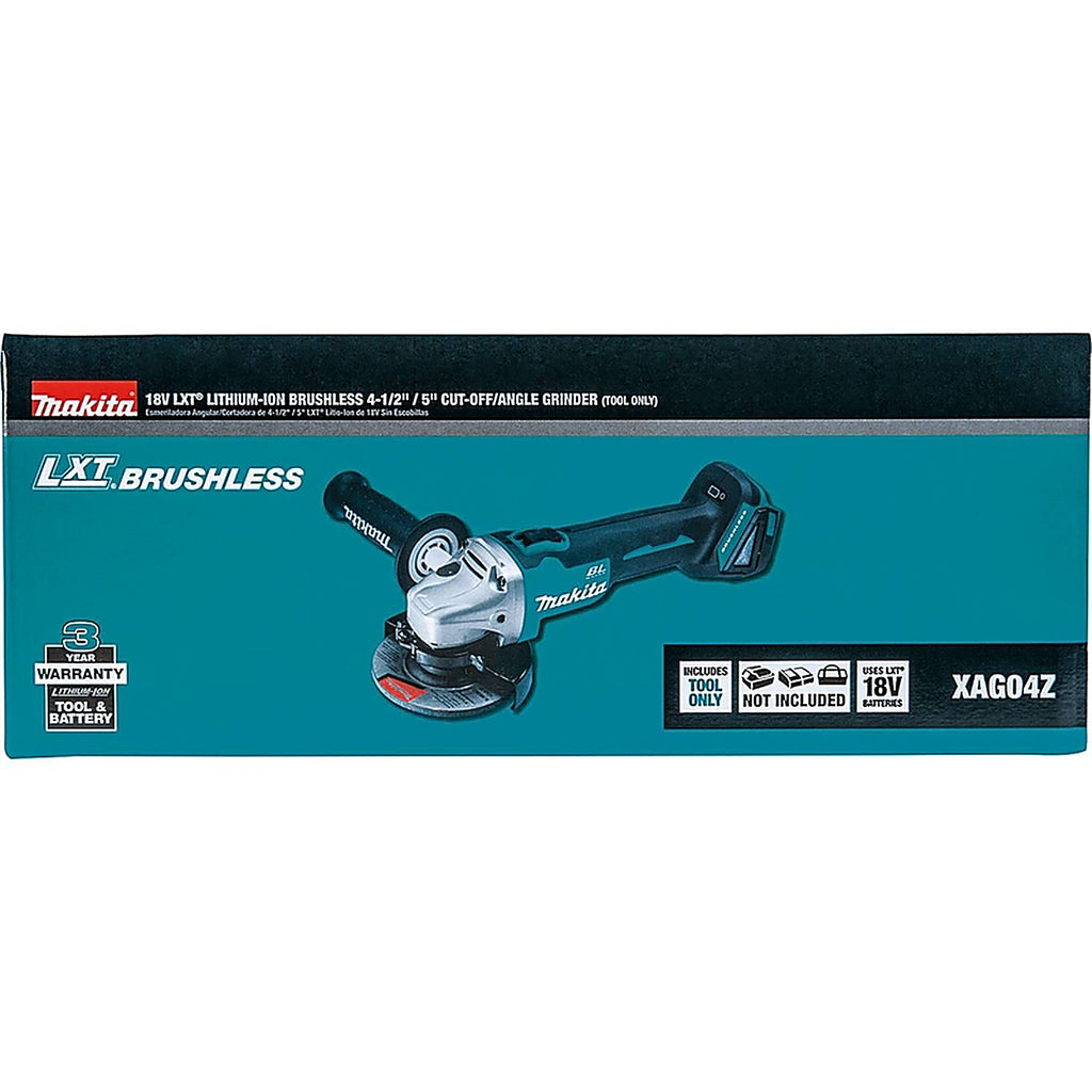 Makita - XAG04Z - 18V Lxt Cordless 5 In. Cut-Off/Angle Grinder Tool Only