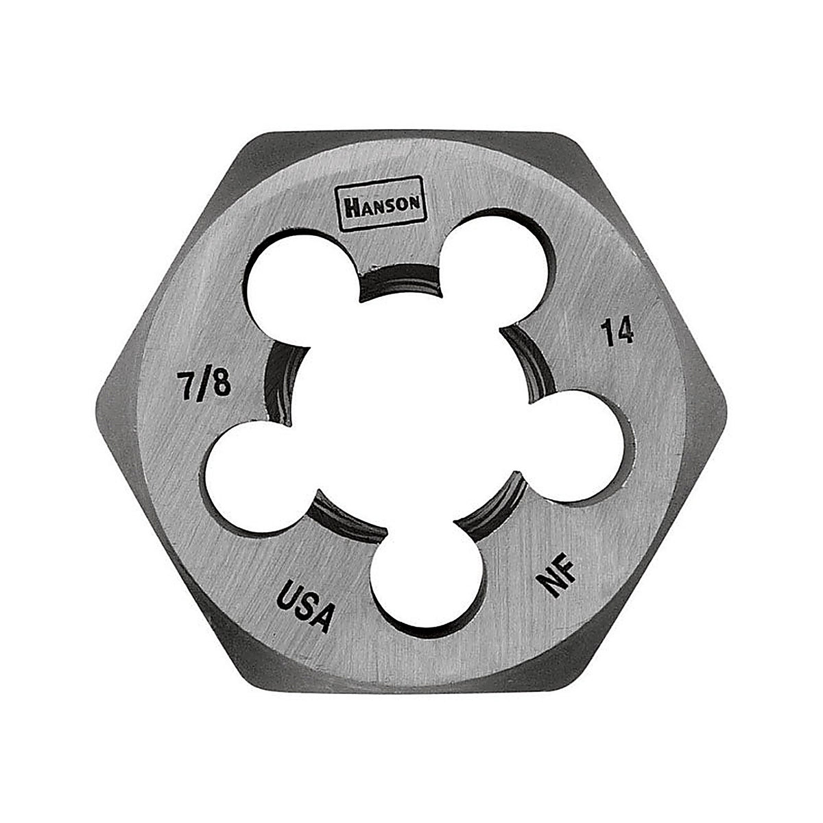 Irwin - 8463 - Hanson High Carbon Steel SAE Hexagon Die 7/8 In. 1 Piece