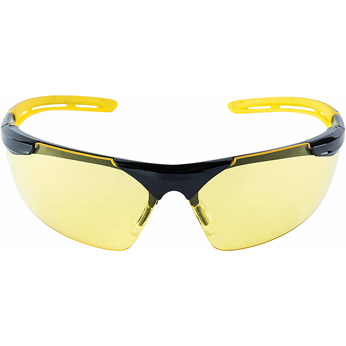 3M 90211-HV6-NA Anti-Fog Classic/Sleek Safety Glasses Amber Lens Black/Yellow Frame 1/pc.