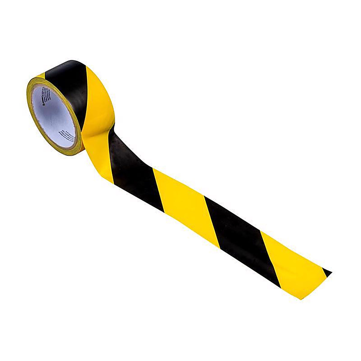 C.H. Hanson 15045 54 ft. L x 2 in. W Plastic Stripe Floor Marking Tape Black/Yellow