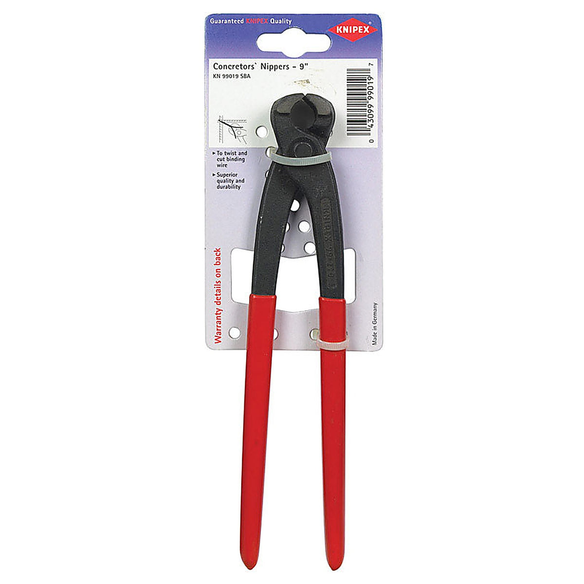 Knipex - 99 01 220 SBA - 9 In. Alloy Steel Cutting Nippers