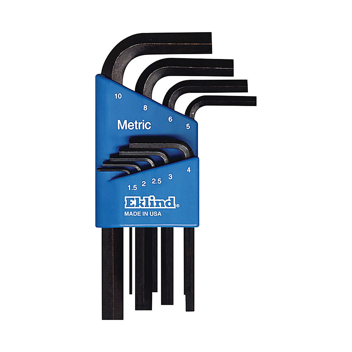 Eklind Tool 10509 Hex-L Metric Short Arm Hex L-Key Set 9/pc.