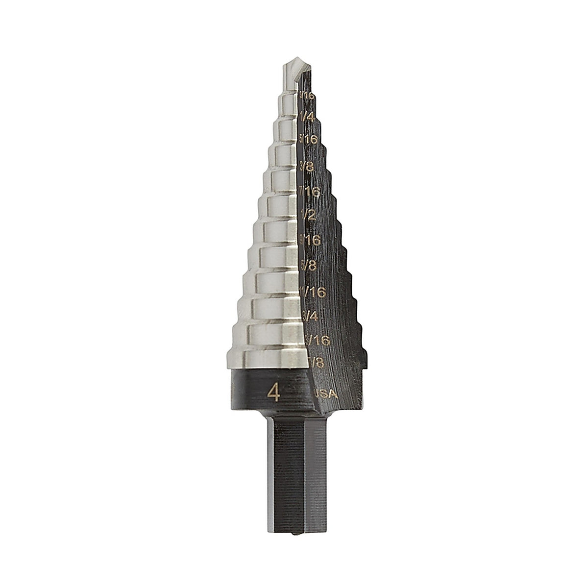Irwin 10234 Unibit 3/16 to 7/8 in. x 6 in. L High Speed Steel Step Drill Bit 1/pc.