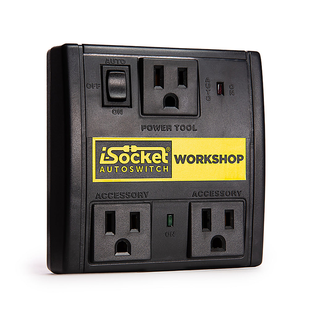 I-Socket - IS-12W00-BX - Autoswitch Workshop Dust Control Switch Black 1 Pack