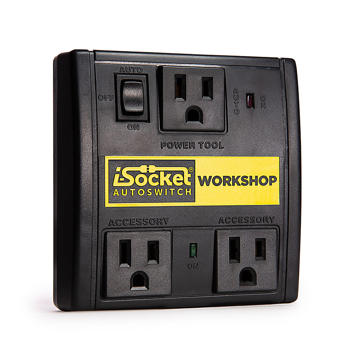 I-Socket - IS-12W00-BX - Autoswitch Workshop Dust Control Switch Black 1 Pack
