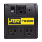 I-Socket - IS-12W00-BX - Autoswitch Workshop Dust Control Switch Black 1 Pack