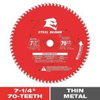 Diablo D0770FA Steel Demon 7-1/4 in. D X 5/8 in. S Carbide Ferrous Metal Saw Blade 70 teeth 1 pc