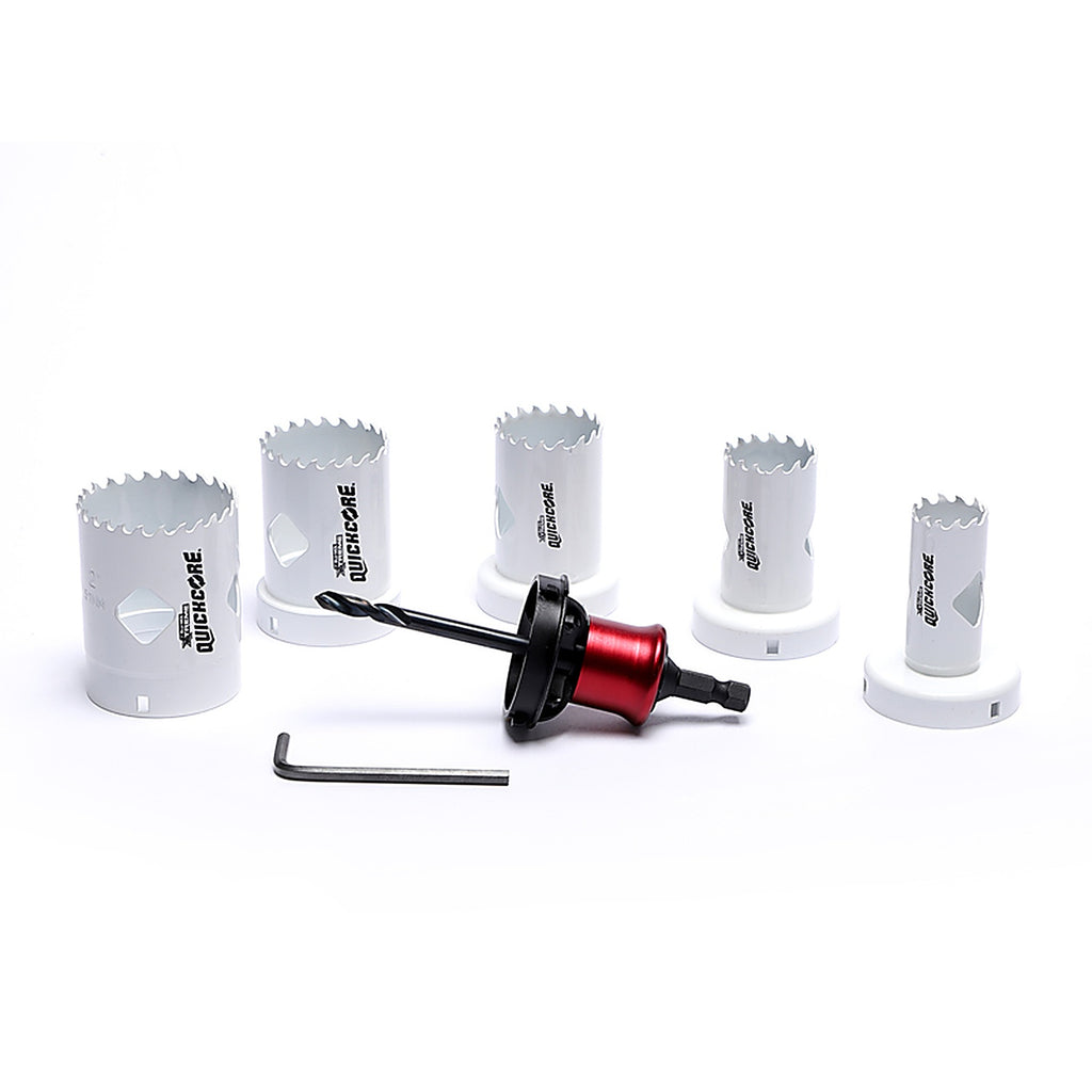 Blu-Mol E0100233 QuickCore Bi-Metal Hole Saw Set 7/pc.