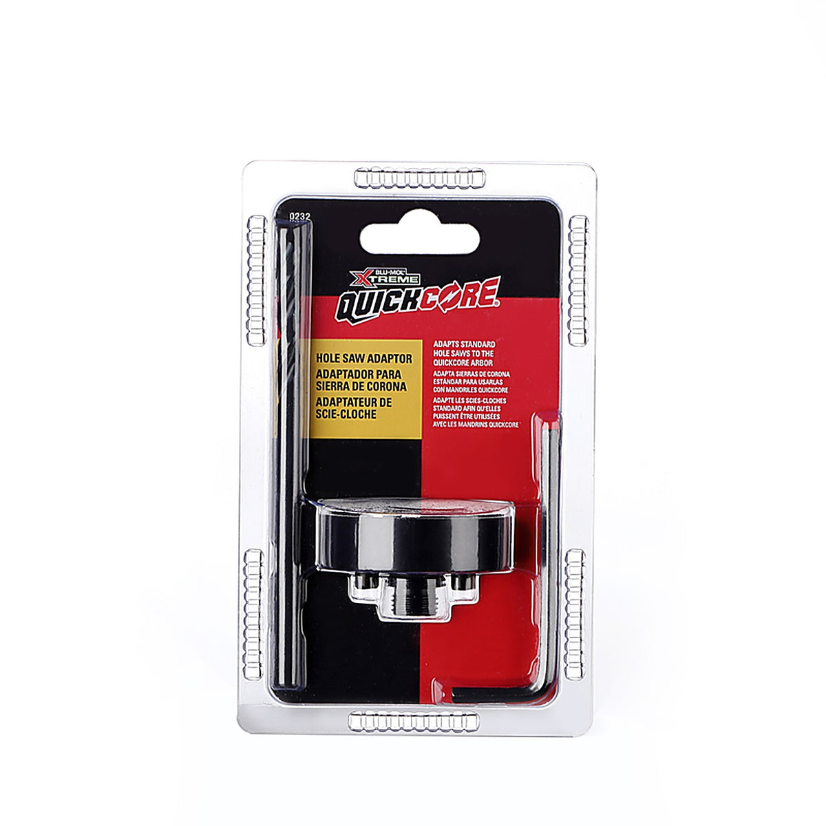 Blu-Mol E0100232 QuickCore Bi-Metal Hole Saw Adaptor 1/pc.
