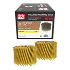 Grip-Rite GRC12PD 3-1/4 in. 11 Ga. Angled Strip Framing Nails 15 deg. Smooth Shank 2500/Pack