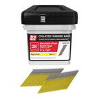 Grip-Rite GRW10H1 3 in. Angled Strip Framing Nails 28 deg. Smooth Shank 1000/Pack