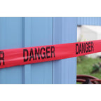 C.H. Hanson 19005 1000 ft. L x 3 in. W Plastic Danger Barricade Tape Red