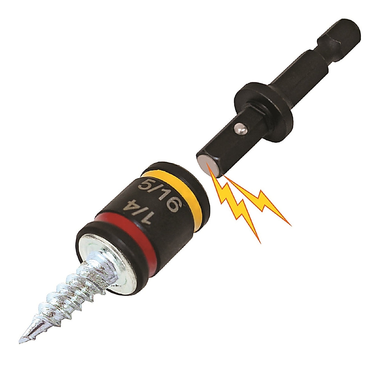 Malco - IMSHC - C-Rhex 1/4 and 5/16 In. Reversible Magnetic HEX Nut Driver 2 In. L