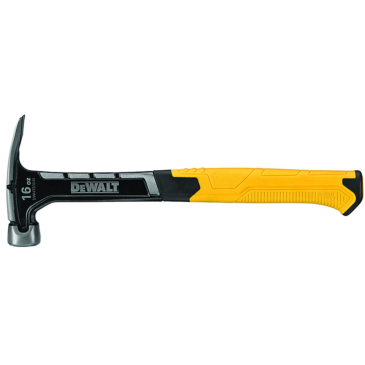 DeWalt DWHT51003 16 oz Smooth Face Rip Claw Hammer 7-1/2 in. Steel Handle