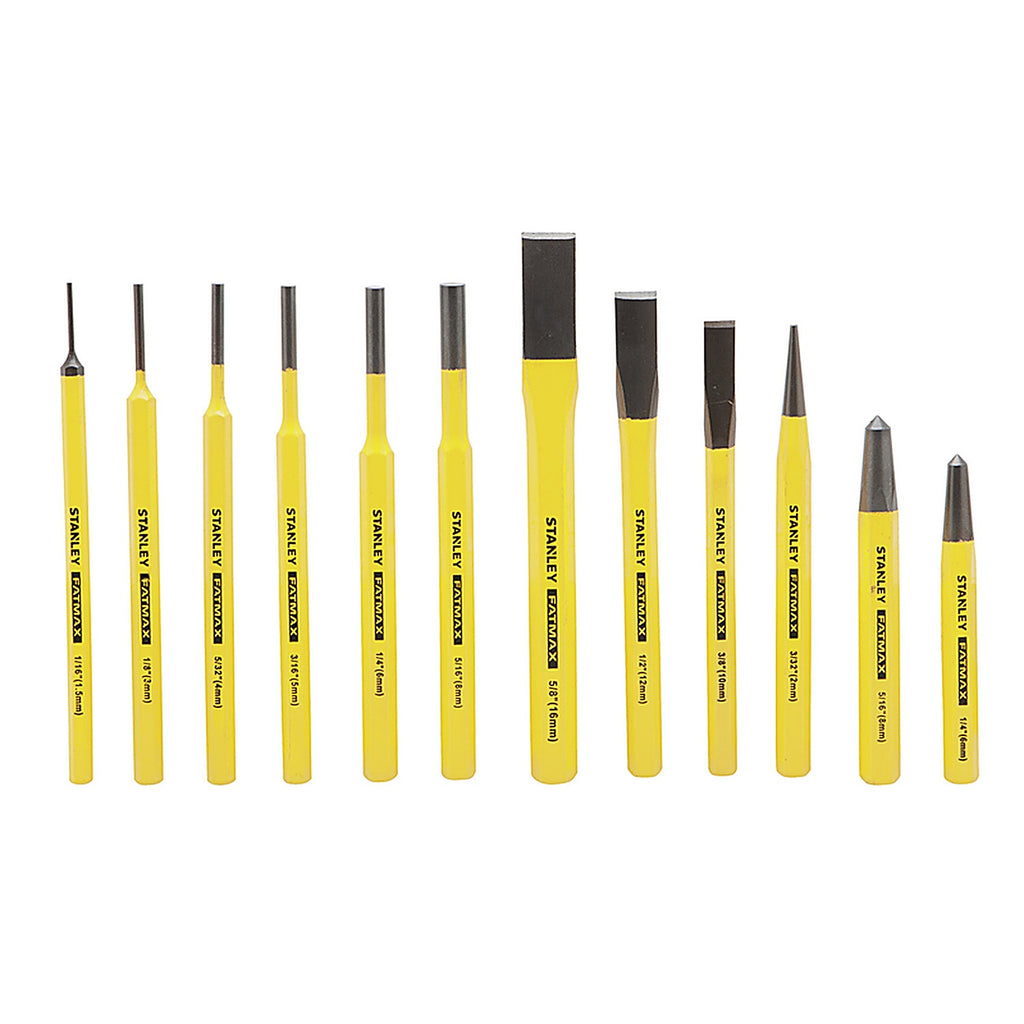 Stanley FMHT16573 FatMax Punch and Chisel Set 12/Pack