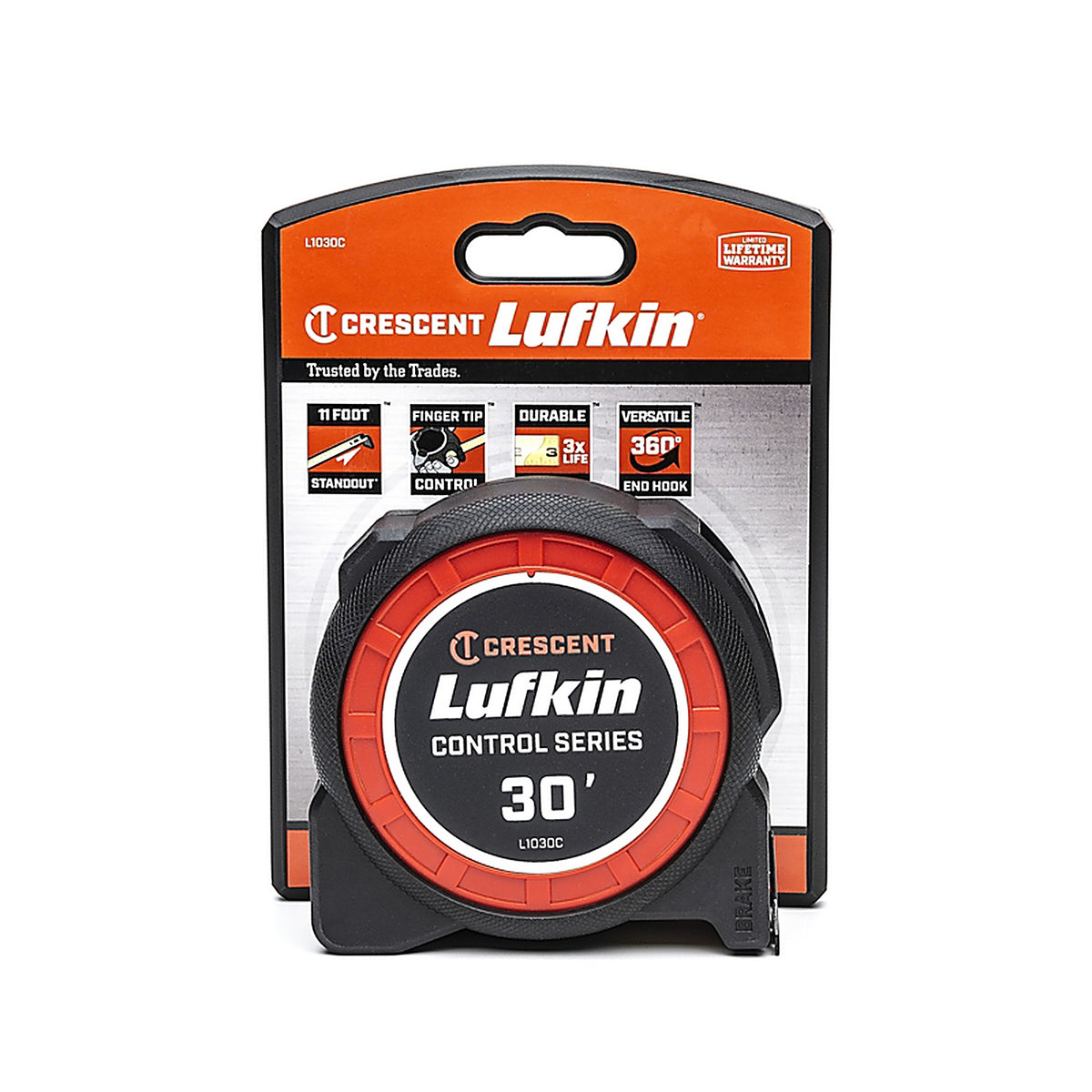 Crescent - L1035C-02 - Lufkin 30 Ft. L X 1-3/16 In. W Control Series Tape Measure 1 Pack