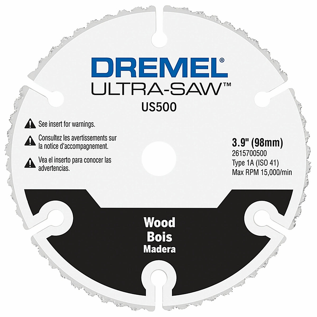 Dremel - US500-01 - Ultra-Saw 3.9 In. Carbide Wood Cutting Wheel 1 Pack