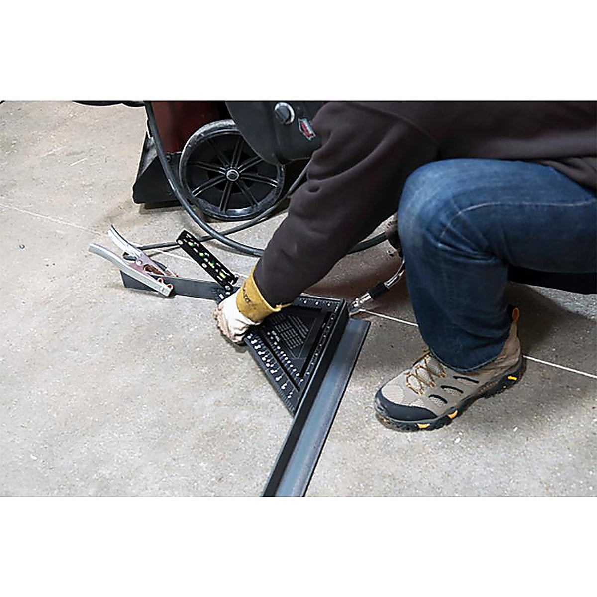 Johnson 1904-1200 Johnny Square 12 in. L Aluminum Professional Easy-Read Rafter Square