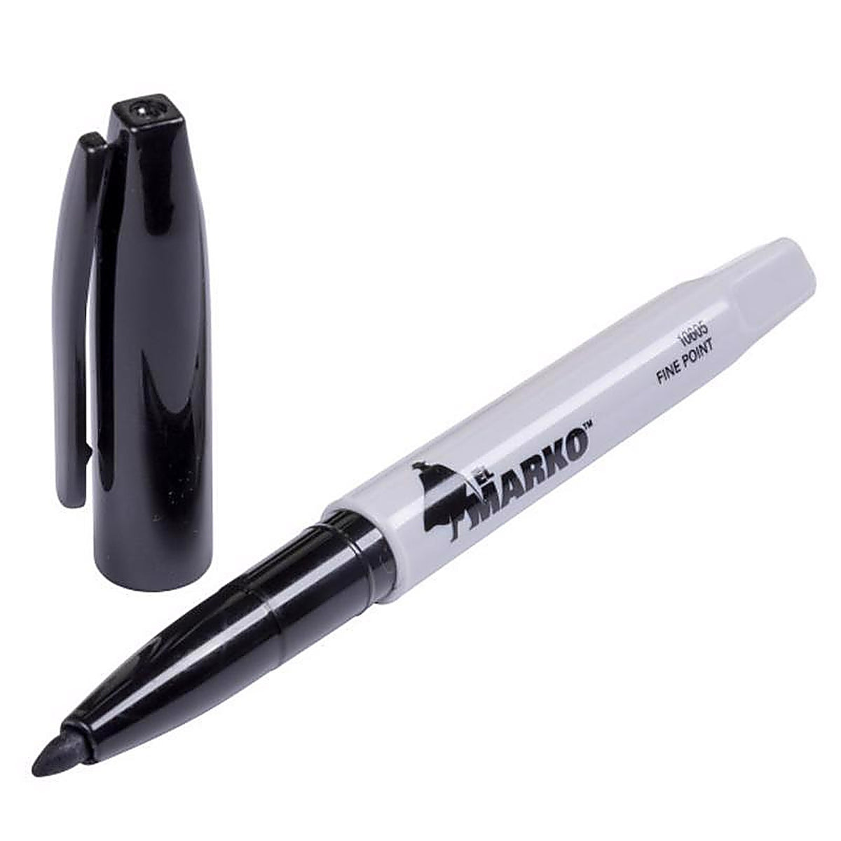 C.H. Hanson 10605 Sure Point Black Medium Tip Permanent Marker 1/Pack