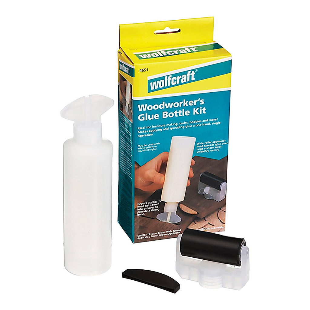 Wolfcraft 4651 Plastic Glue Roller Bottle 8 oz.