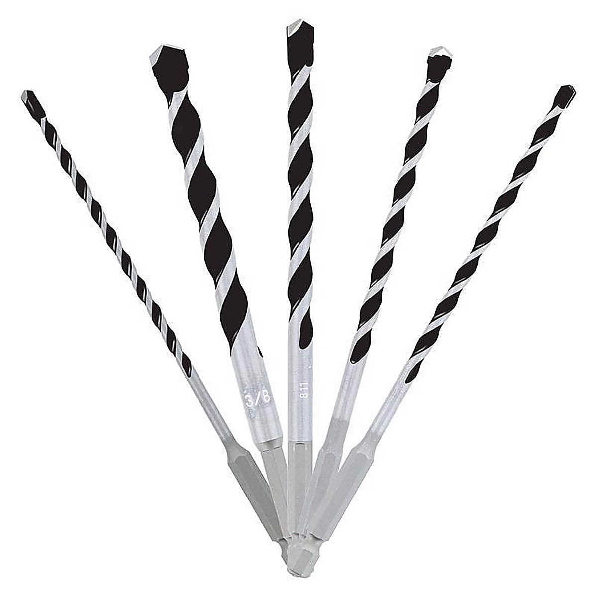 Diablo DMAMM1190-S5 Carbide Tipped Hammer Drill Bit Set 5 pc