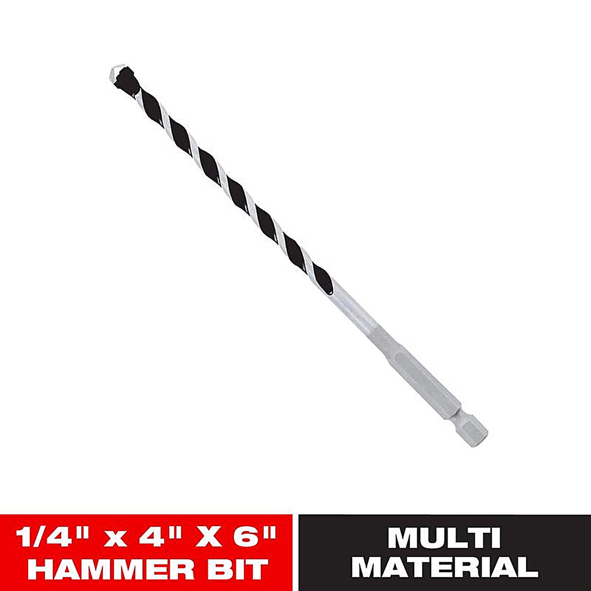 Diablo DMAMM1050 1/4 in. S X 6 in. L Carbide Tipped Hammer Drill Bit 1 pk