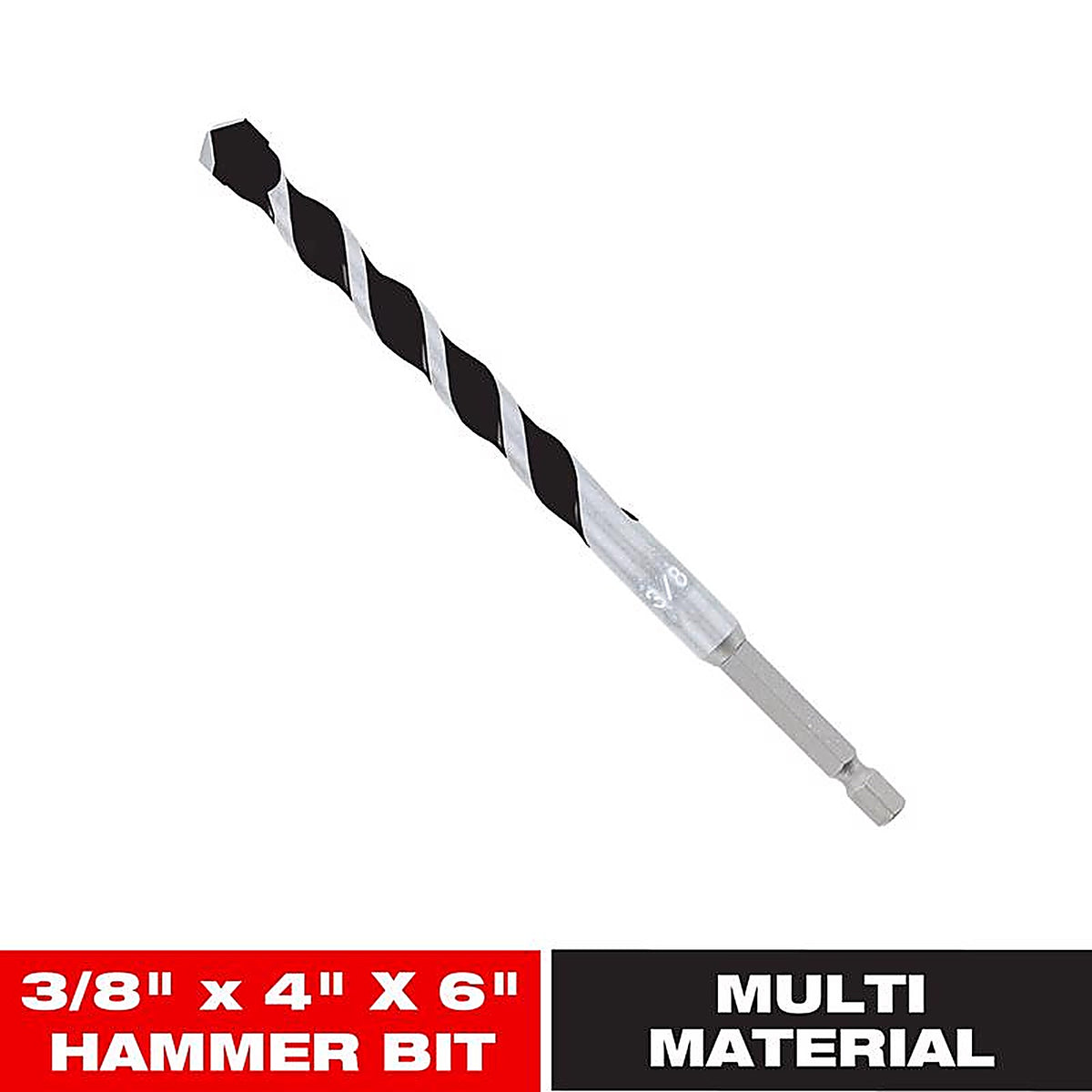 Diablo DMAMM1090 3/8 in. S X 6 in. L Carbide Tipped Hammer Drill Bit 1 pk