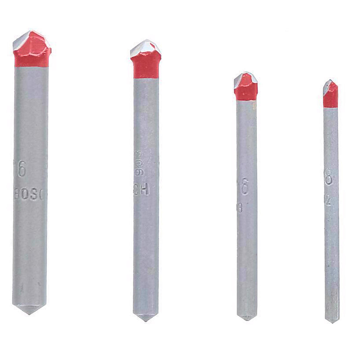 Diablo DMANS1070-S4 Carbide Tipped Tile and Stone Drill Bit Set 4 pc