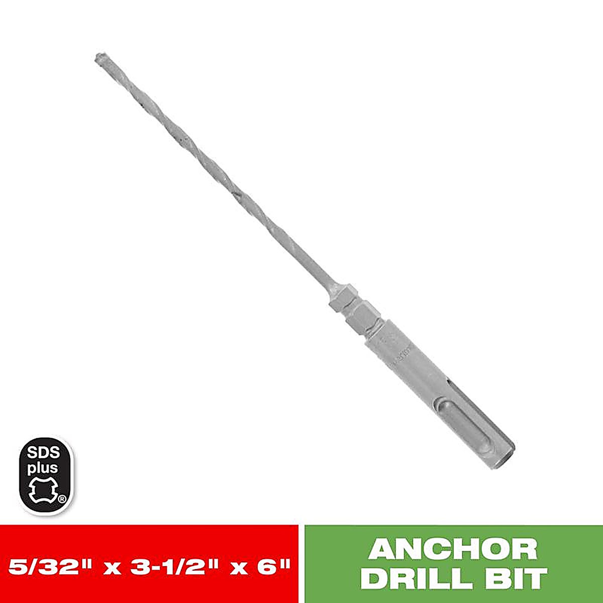 Diablo DMAPL2910 5/32 in. S X 6 in. L Carbide Hammer Drill Bit 1 pk